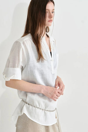 Korean Lapel Blouse