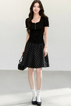Korean Minimalist Knit Top