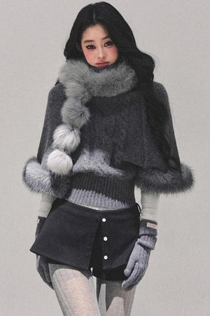 Korean Mohair Turtleneck Sweater