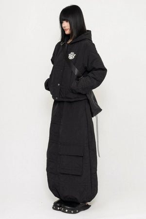 Korean Simple Short Hooded Cotton Jacket
