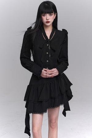Korean Style Shirt & Skirt Set-Up