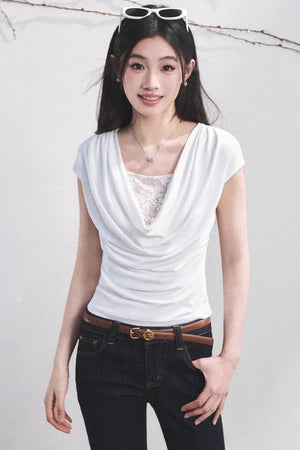 Lace Anti-Exposure Blouse