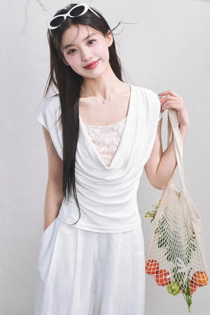 Lace Anti-Exposure Blouse
