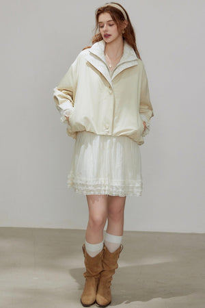 Lace Autumn Trench Coat