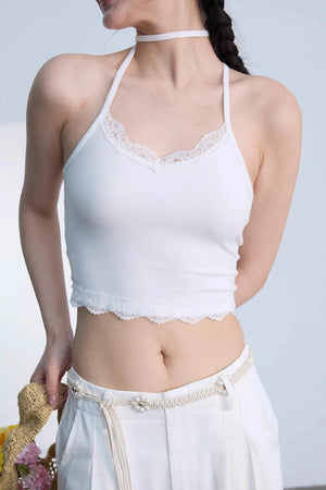 Lace-Back Camisole Bra Top