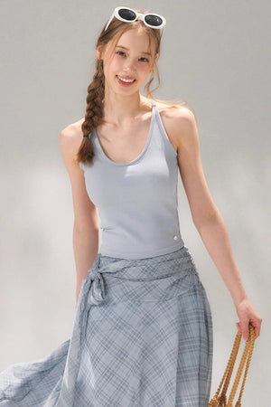 Lace Backless Camisole Top
