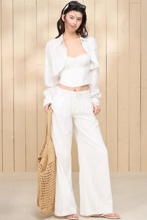 Lace Camisole Pants Suit Set-Up