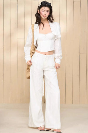 Lace Camisole Pants Suit Set-Up
