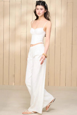 Lace Camisole Pants Suit Set-Up