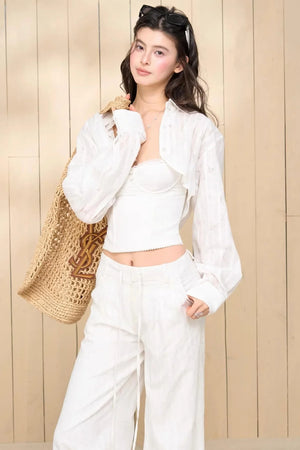 Lace Camisole Pants Suit Set-Up