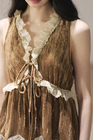 Lace Cherry Blossom Vest