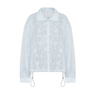 Lace Color-Block Jacket
