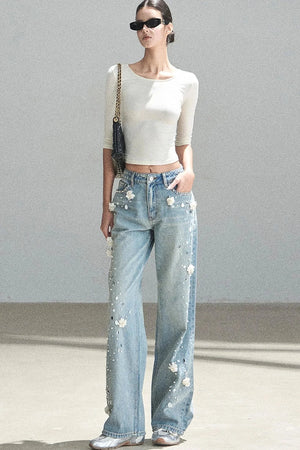 Lace Cutout Backless Short-Sleeved Top