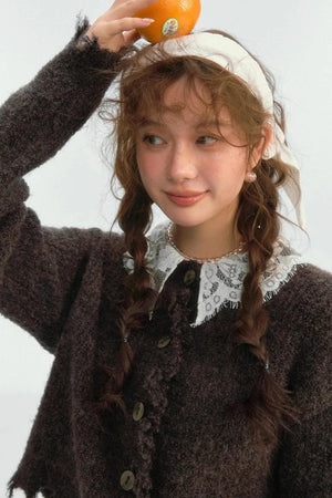 Lace Doll-Neck Top