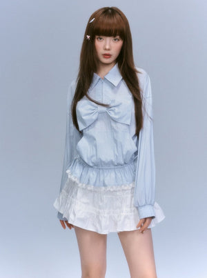 Lace Edge Cargo Top