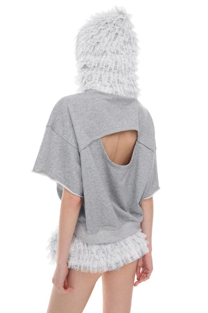Lace Hooded Tee