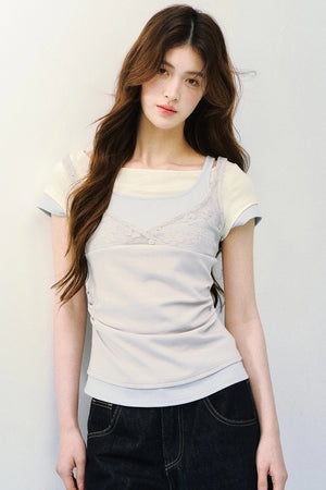 Lace Knit Camisole Top
