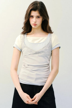 Lace Knit Camisole Top