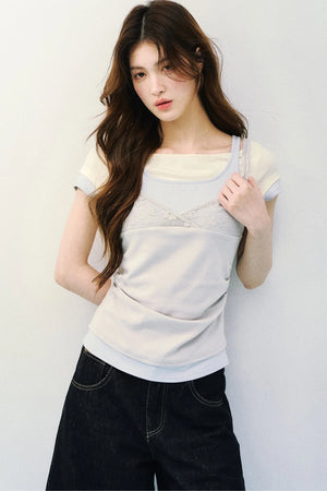 Lace Knit Camisole Top