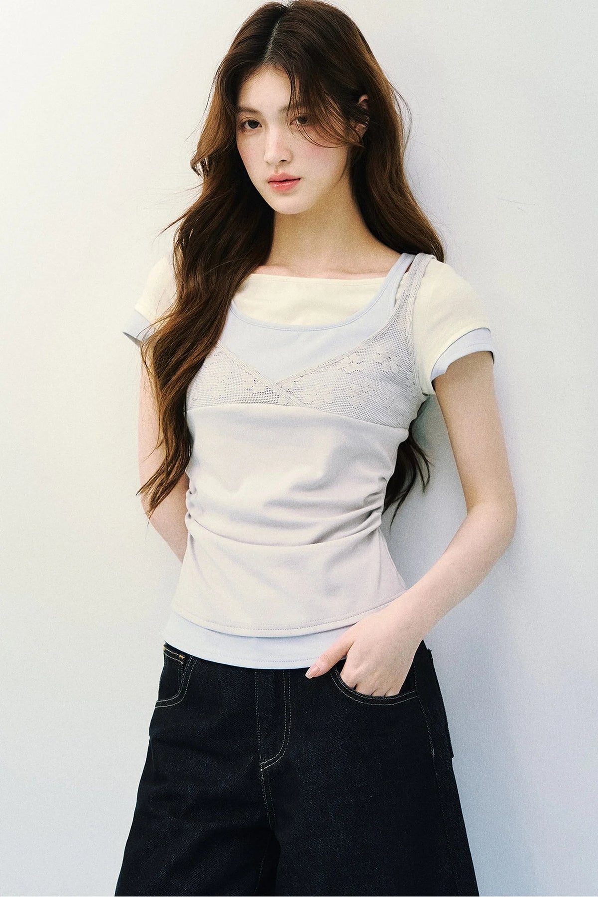 Lace Knit Camisole Top