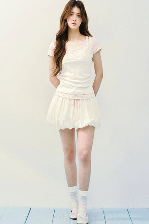 Lace Knit Camisole Top