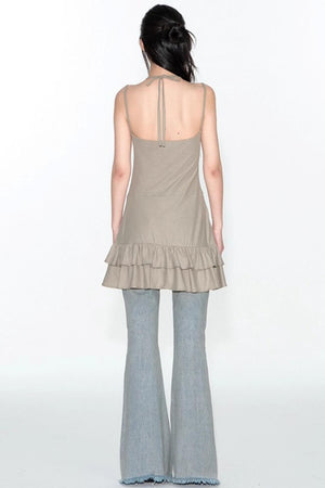Lace Knitted Slip Dress