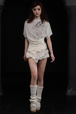 Lace Layered Mini Pants
