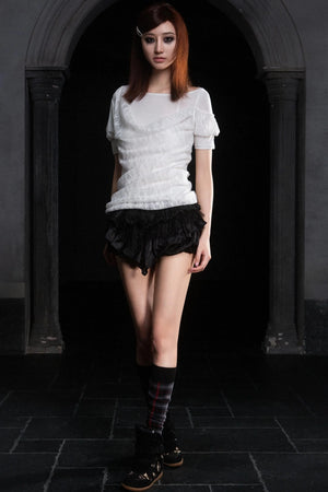 Lace Layered Mini Pants