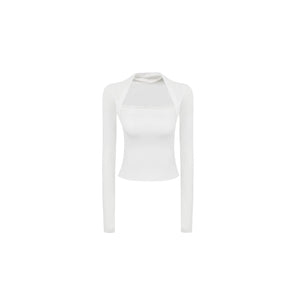 Lace Mesh Waist-Cinching Vest