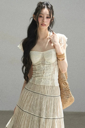 Lace Moonlit Rose Top