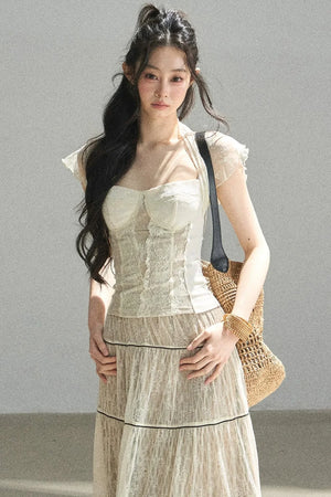 Lace Moonlit Rose Top
