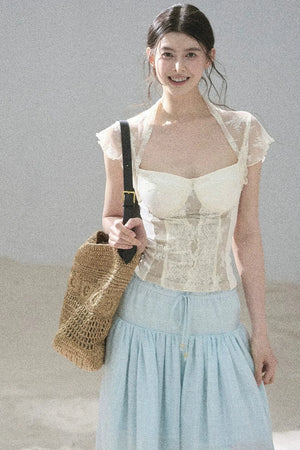 Lace Moonlit Rose Top