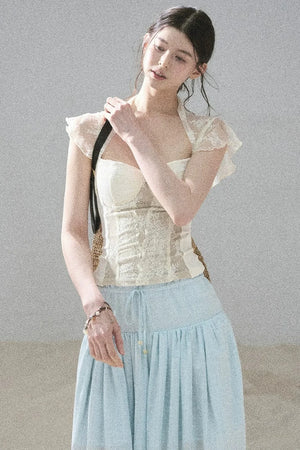 Lace Moonlit Rose Top