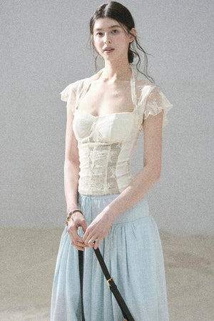 Lace Moonlit Rose Top