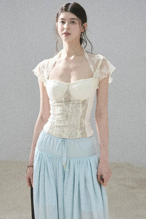 Lace Moonlit Rose Top