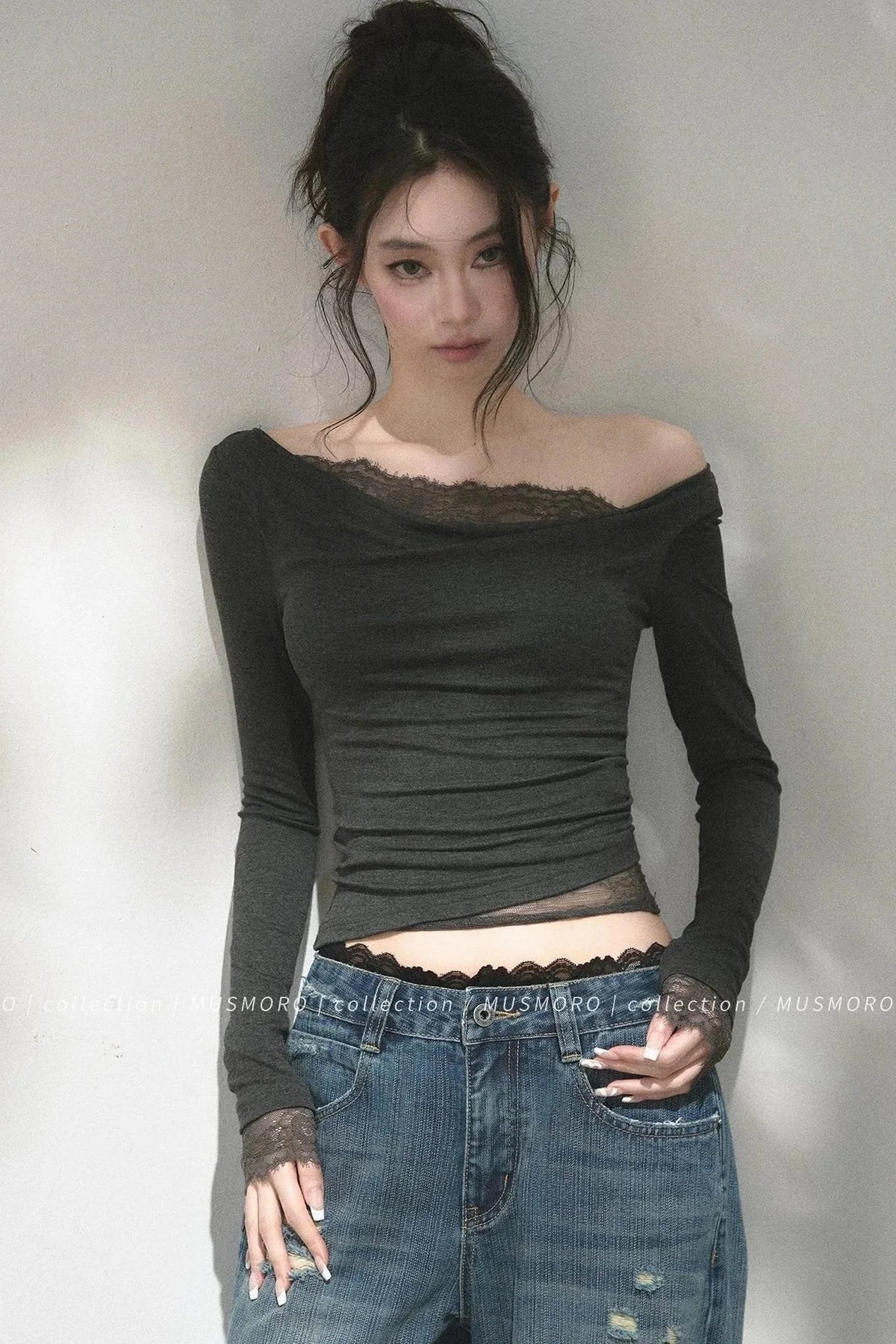 Lace Off-Shoulder Top
