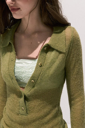 Lace Paneled Satin Inner Top