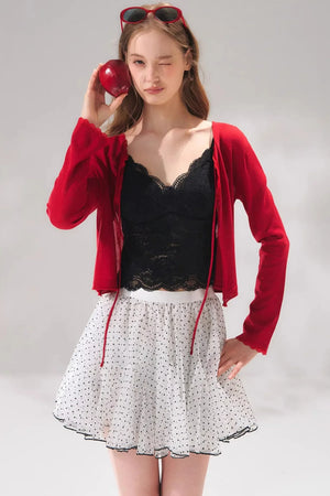 Lace Patchwork Camisole Vest