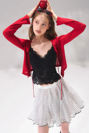 Lace Patchwork Camisole Vest