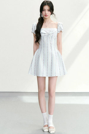 Lace Patchwork Floral Dress
