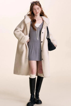 Lace Patchwork Knit Dress