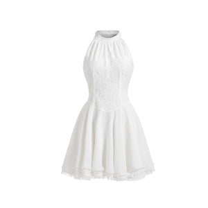 Lace Sequin Floral Dress
