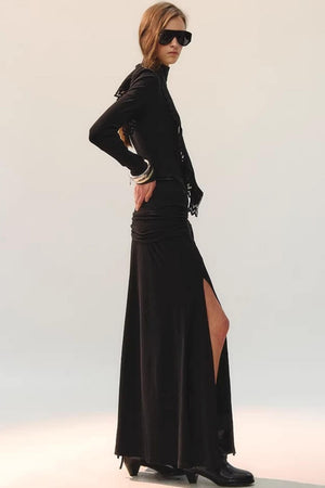 Lace Slit Dress