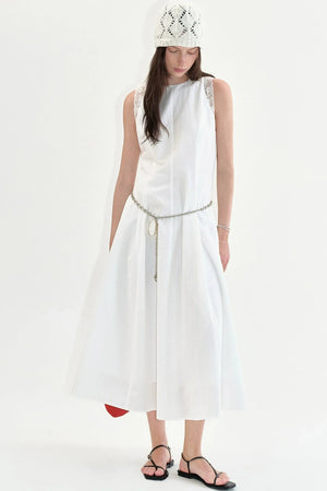 Lace Splicing A-Line Dress