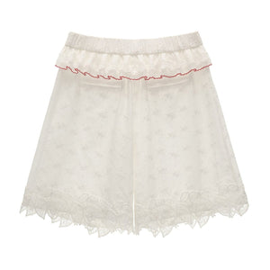 Lace Splicing Summer Shorts
