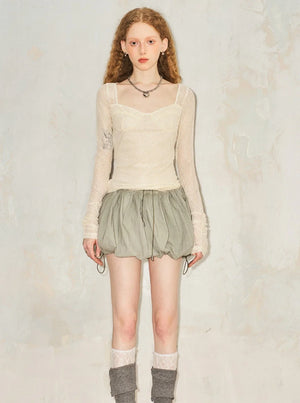 Lace Sunscreen Sweet Top