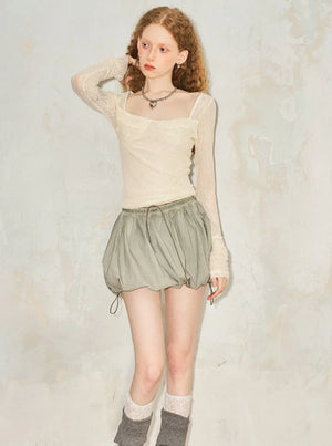 Lace Sunscreen Sweet Top