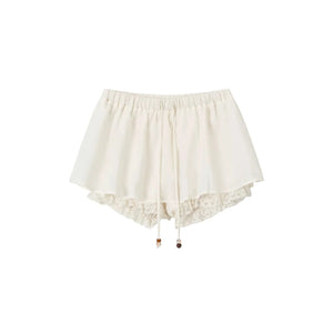Lace Trim Acetate Two-Piece Set-Up