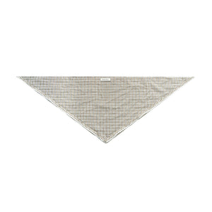 Lace Trim Plaid Headscarf