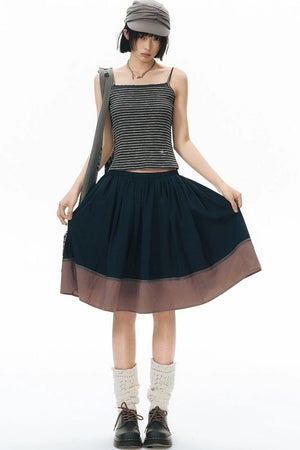Lace-Trimmed Embroidered Camisole